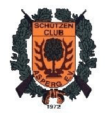 Zu Besuch zum Doppeljubiläum beim Schützenclub Asperg Das Wappen des Schützenclubs Asperg